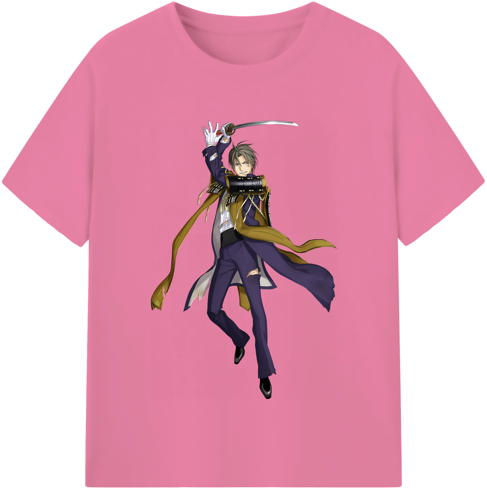 （画像用） 刀剣乱舞 Touken Ranbu 綿100％半袖Tシャツ（フロントプリント）